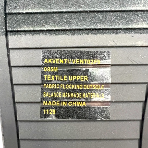 ANNE KLEIN, AKVENTI BLACK STRECH PLATFORM ELASTIC TOP W/SUPER CUSHION SOLE,8.5M - Picture 12 of 16